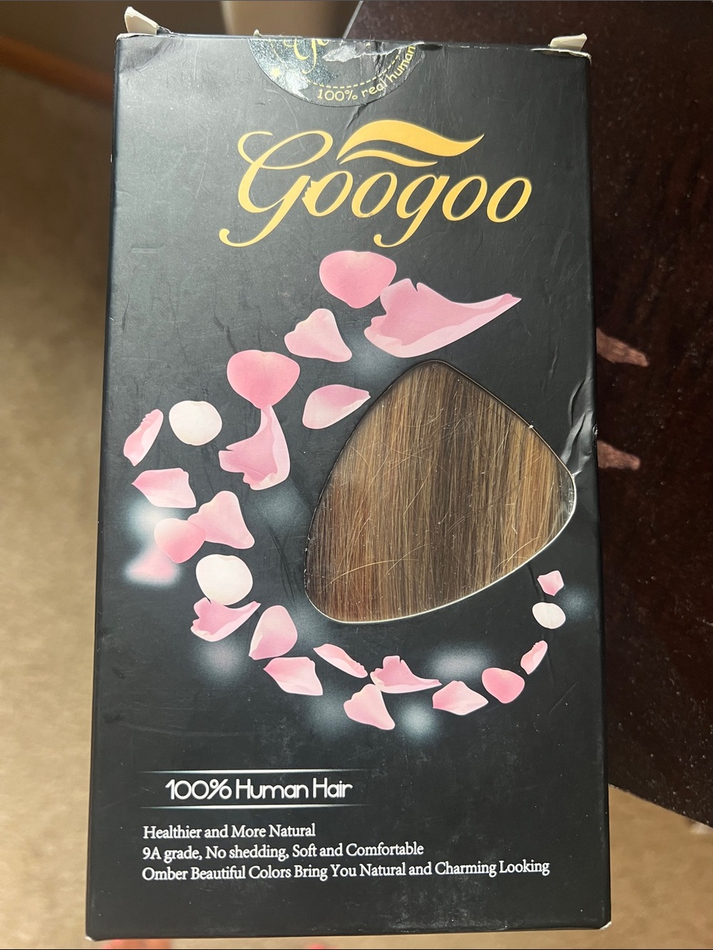 Women Makeup Hairpiece - Light Brown